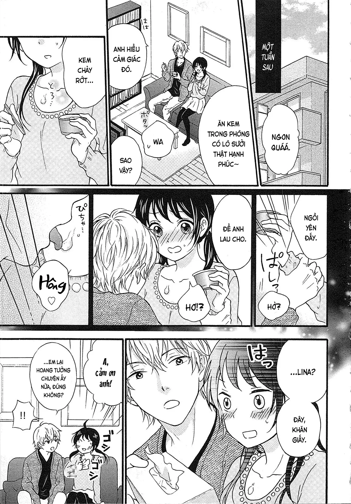 HentaiVN.net - Ảnh 25 - Cô gái hay hoang tưởng thích sự nóng bỏng [Mousou Otome Oatsui no ga Osuki; 妄想乙女はお熱いのがお好きっ] - Chap 7