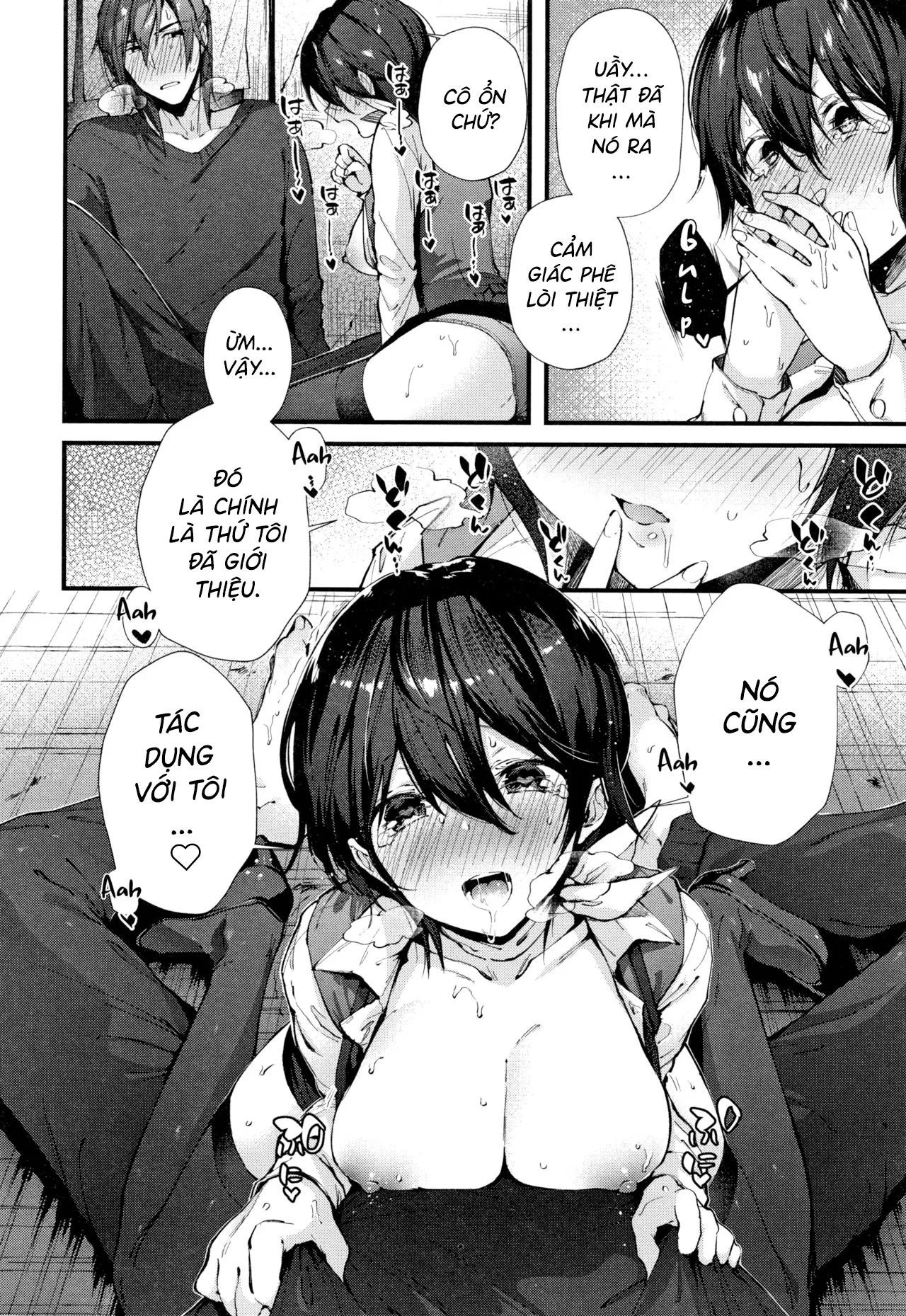 HentaiVN.net - Ảnh 11 - Quảng Cáo Thuốc Tăng Lực Siêu Chất Lượng [Keiyaku Shite Shite] - Chap 1