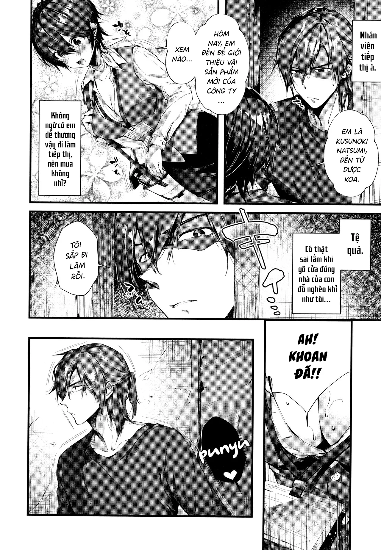 HentaiVN.net - Ảnh 3 - Quảng Cáo Thuốc Tăng Lực Siêu Chất Lượng [Keiyaku Shite Shite] - Chap 1