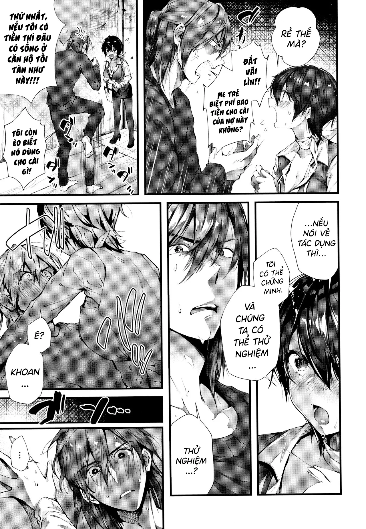 HentaiVN.net - Ảnh 6 - Quảng Cáo Thuốc Tăng Lực Siêu Chất Lượng [Keiyaku Shite Shite] - Chap 1