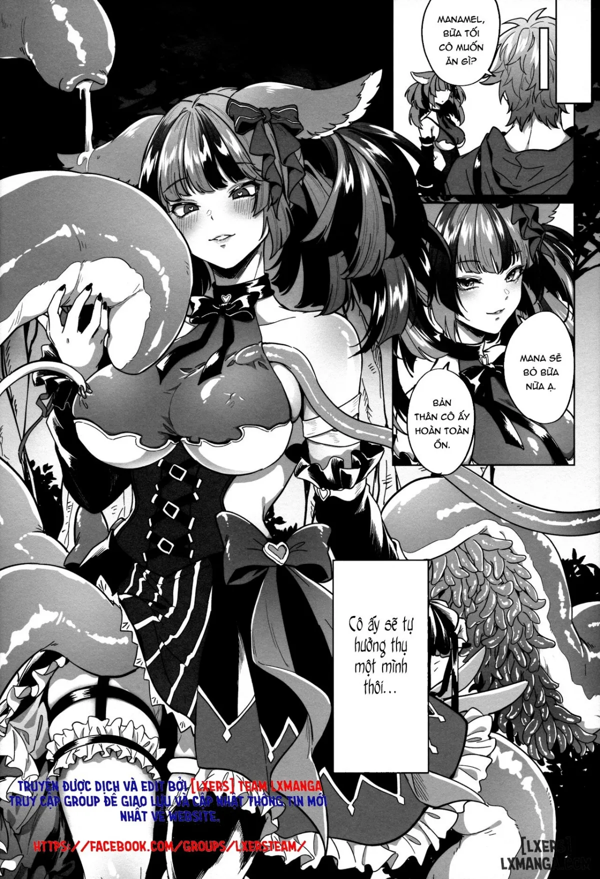 HentaiVN.net - Ảnh 23 - Because Mana is Solo Only [Mana wa Solo Sen nano de] - Chap 1