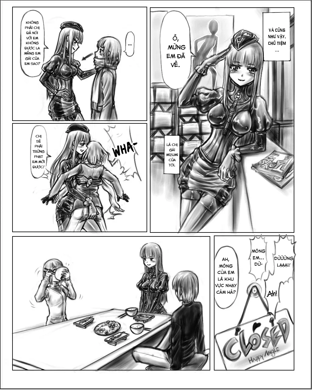 HentaiVN.net - Ảnh 4 - Onee-chan wa Omocha ya [Big Sister's Toy Store, 姉ちゃんはおもちゃ屋] - Chap 1