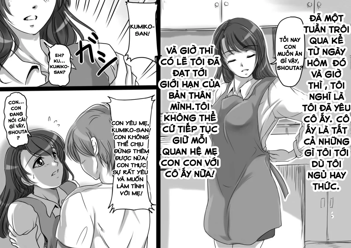 HentaiVN.net - Ảnh 4 - Okaasan wa Eien ni Boku no Koibito [Mother will always be my lover, Mẹ sẽ mãi là tình nhân của tôi] - Chap 1