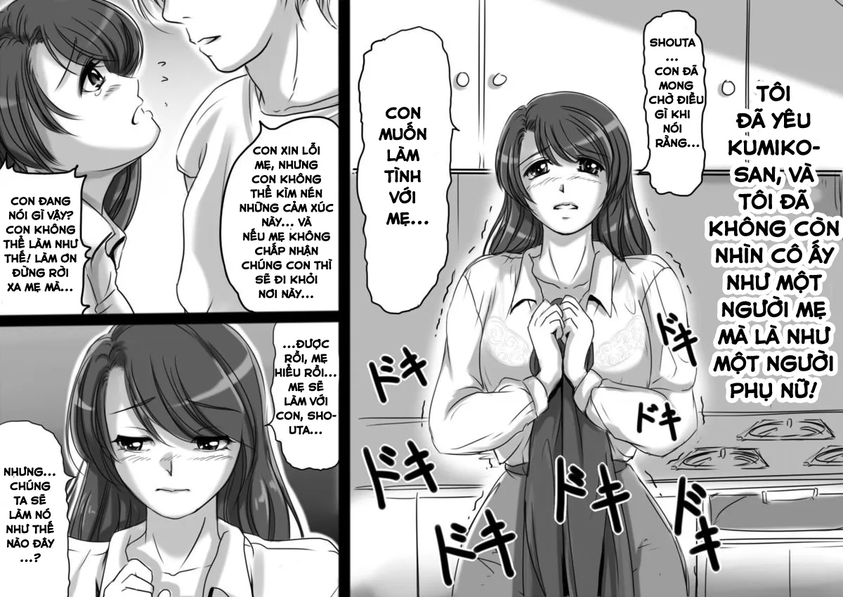 HentaiVN.net - Ảnh 5 - Okaasan wa Eien ni Boku no Koibito [Mother will always be my lover, Mẹ sẽ mãi là tình nhân của tôi] - Chap 1