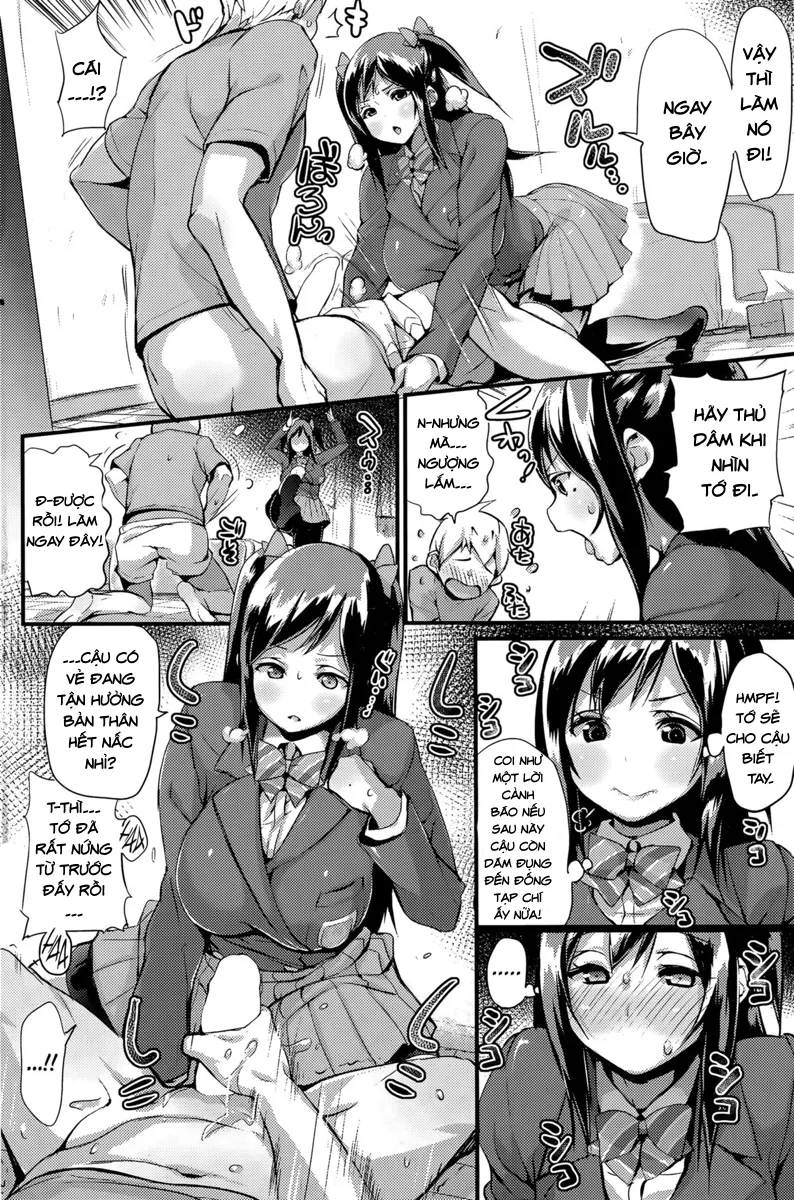 HentaiVN.net - Ảnh 4 - Bạn gái không cho tôi thủ dâm [Yakimochi Lingerie] - Chap 1