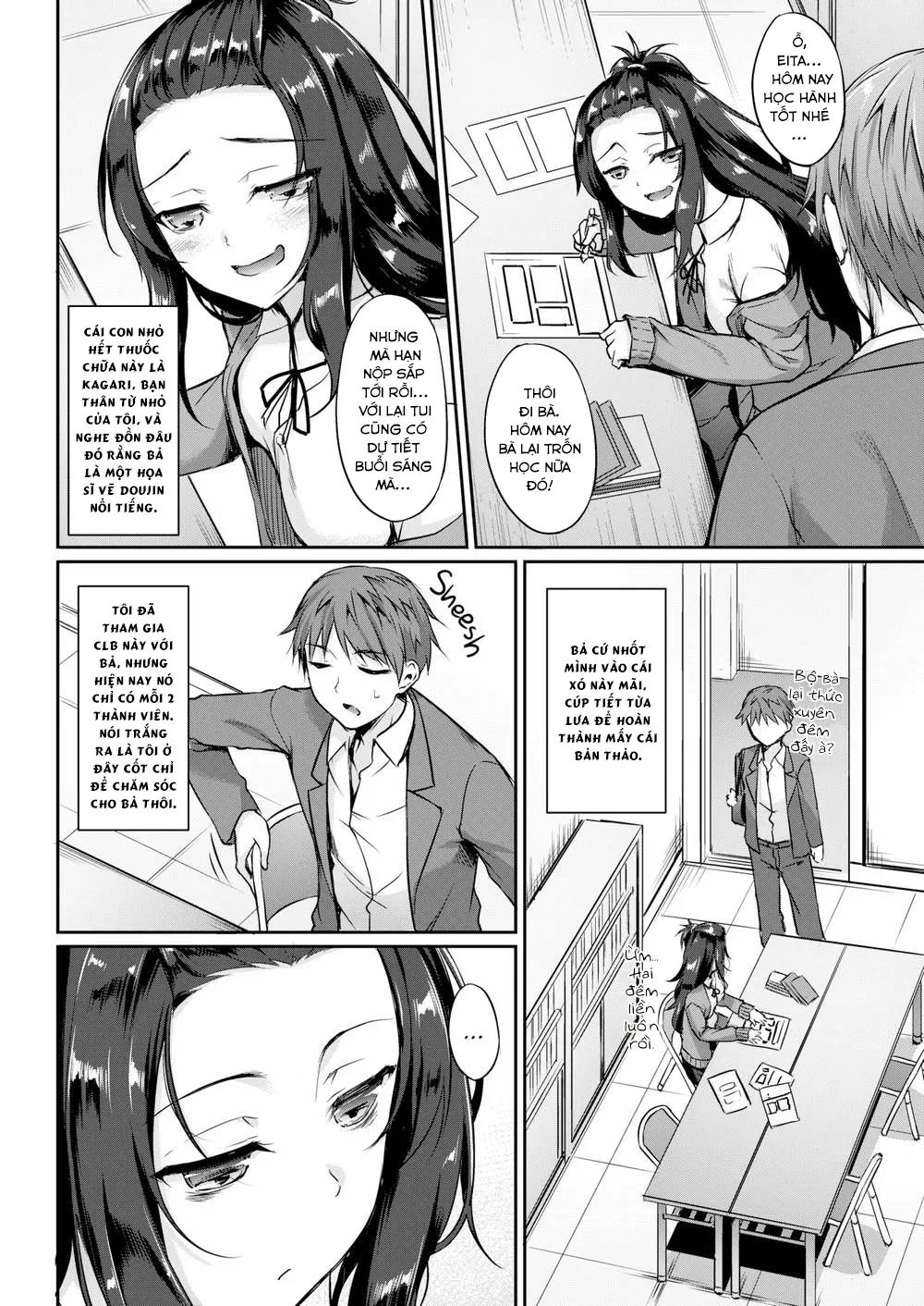 HentaiVN.net - Ảnh 3 - Kagari-chan is Watching - Chap 1