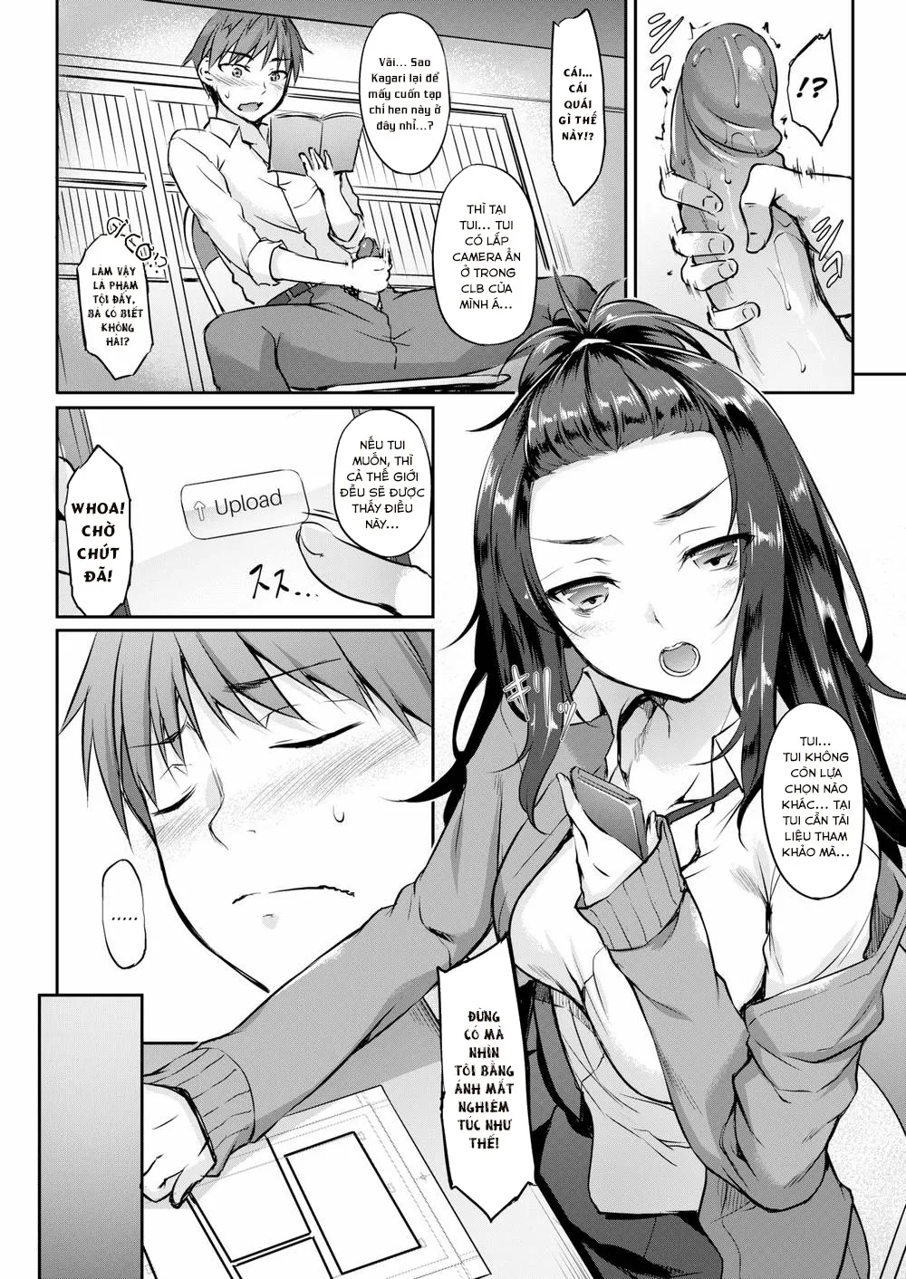 HentaiVN.net - Ảnh 5 - Kagari-chan is Watching - Chap 1