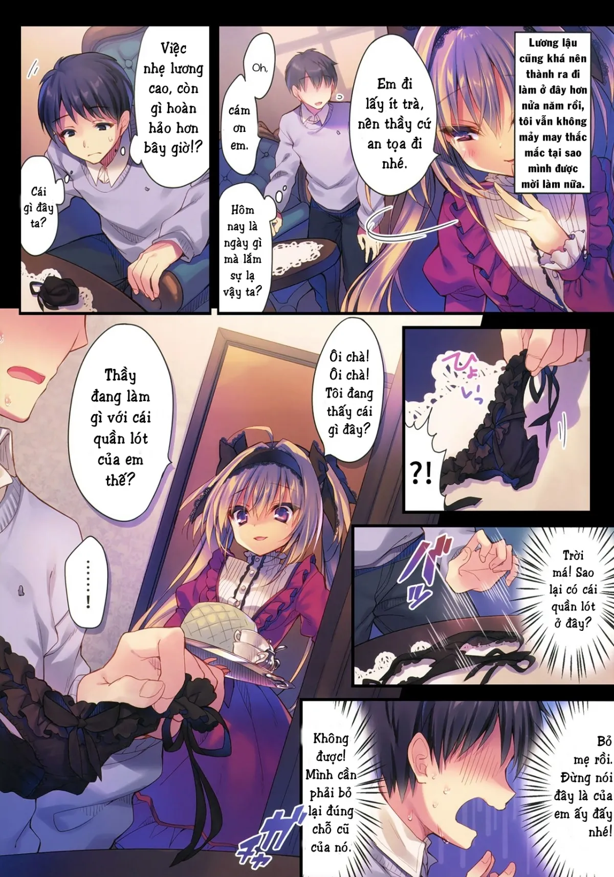 HentaiVN.net - Ảnh 5 - Watashi no Omocha ni Narinasai [Become My Manservant] - Chap 1