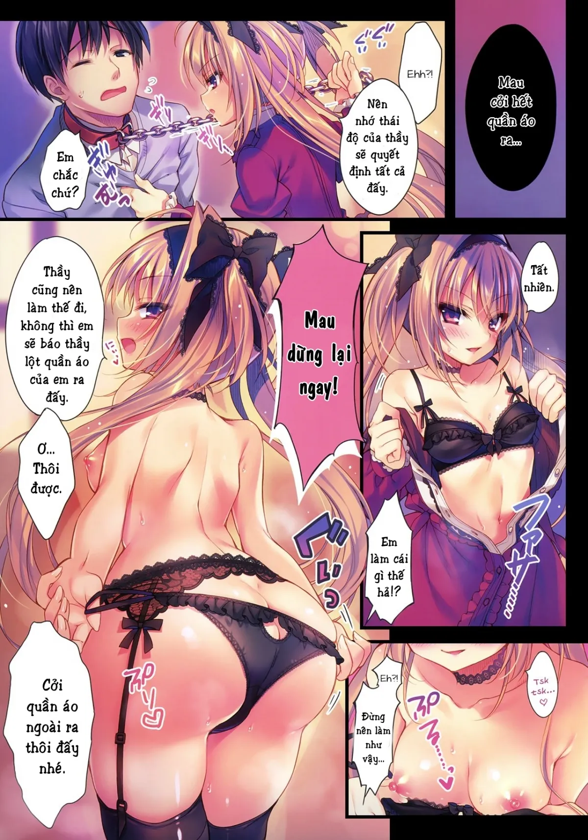 HentaiVN.net - Ảnh 7 - Watashi no Omocha ni Narinasai [Become My Manservant] - Chap 1