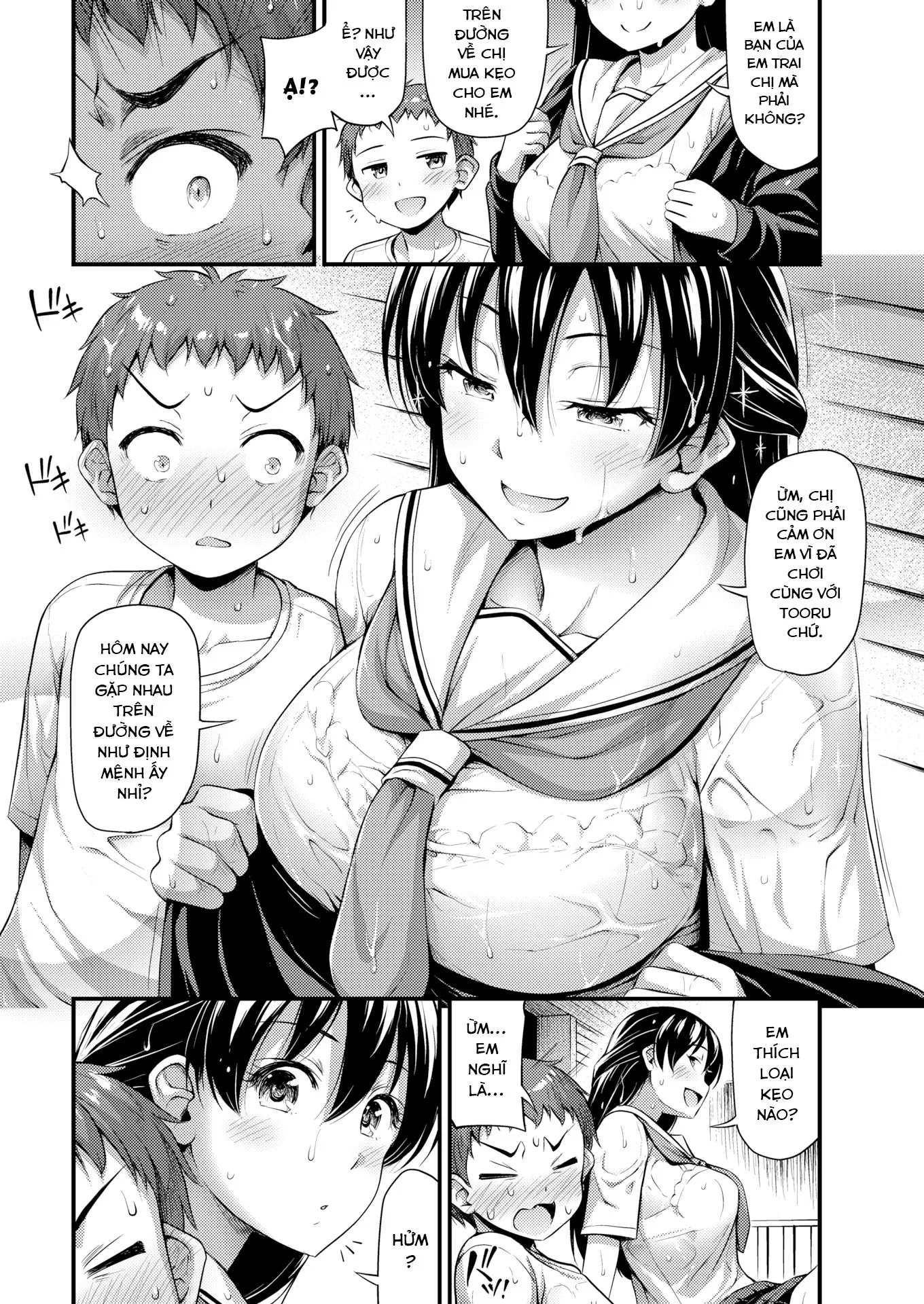 HentaiVN.net - Ảnh 4 - Trú mưa... [Shelter from the rain] - Chap 1
