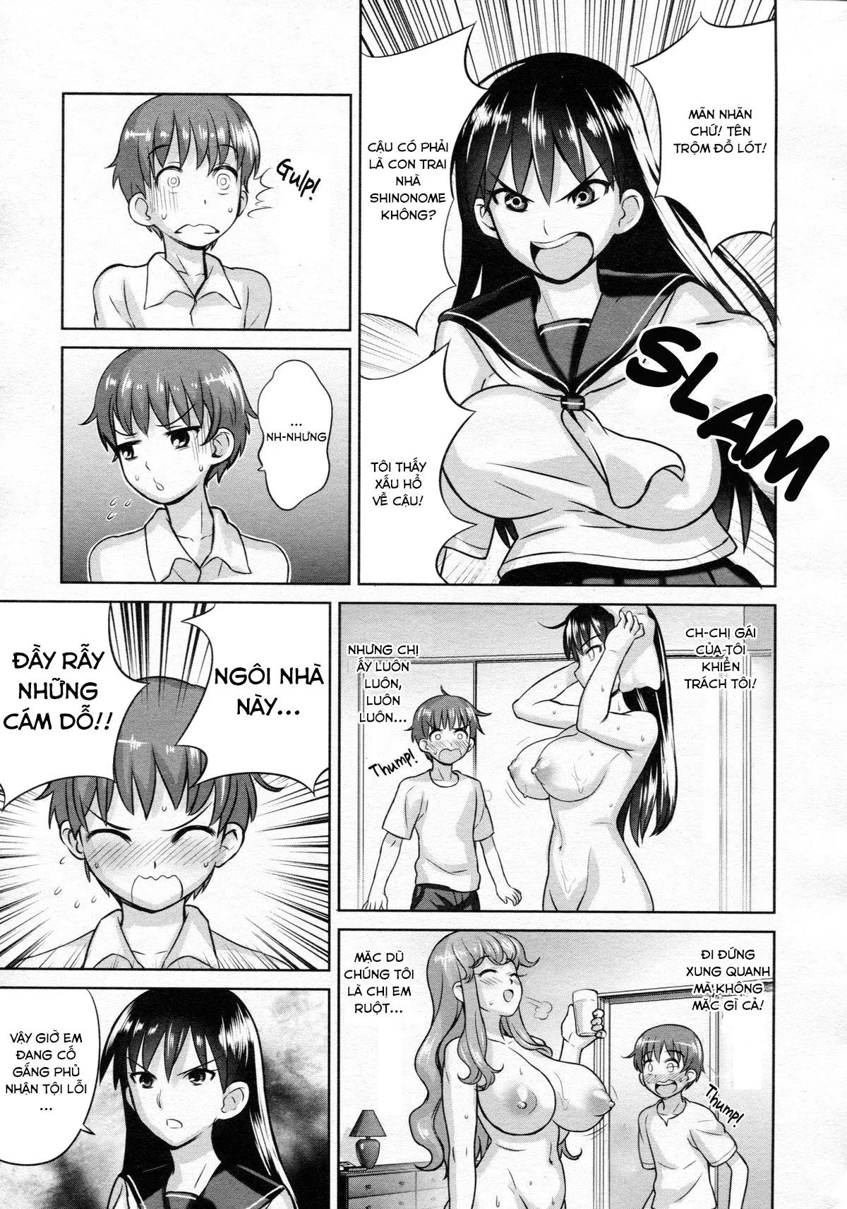 HentaiVN.net - Ảnh 5 - Together With My Sisters [Oneechan to Issyo] - Chap 1