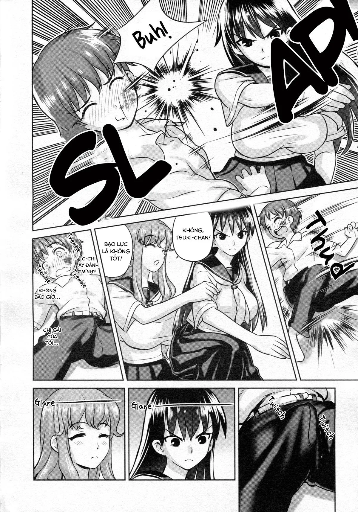 HentaiVN.net - Ảnh 6 - Together With My Sisters [Oneechan to Issyo] - Chap 1