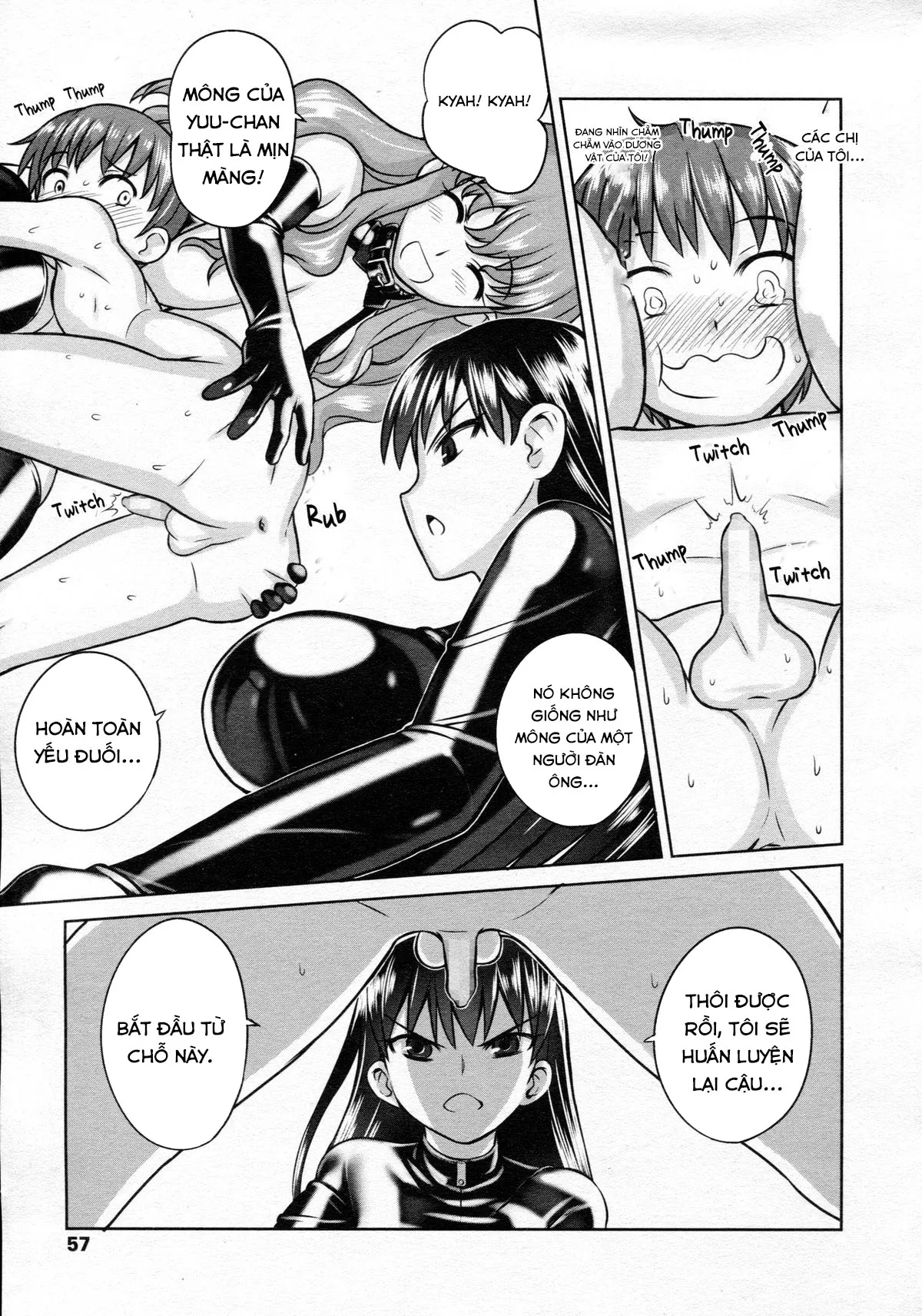 HentaiVN.net - Ảnh 9 - Together With My Sisters [Oneechan to Issyo] - Chap 1