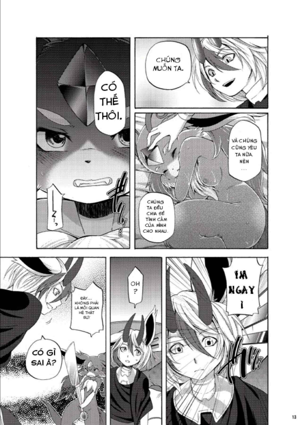HentaiVN.net - Ảnh 11 - Houseki Kemono to Yuuraku Ma (Puzzle & Dragons) [The Gem Beast and the Playful Demon] - Chap 1