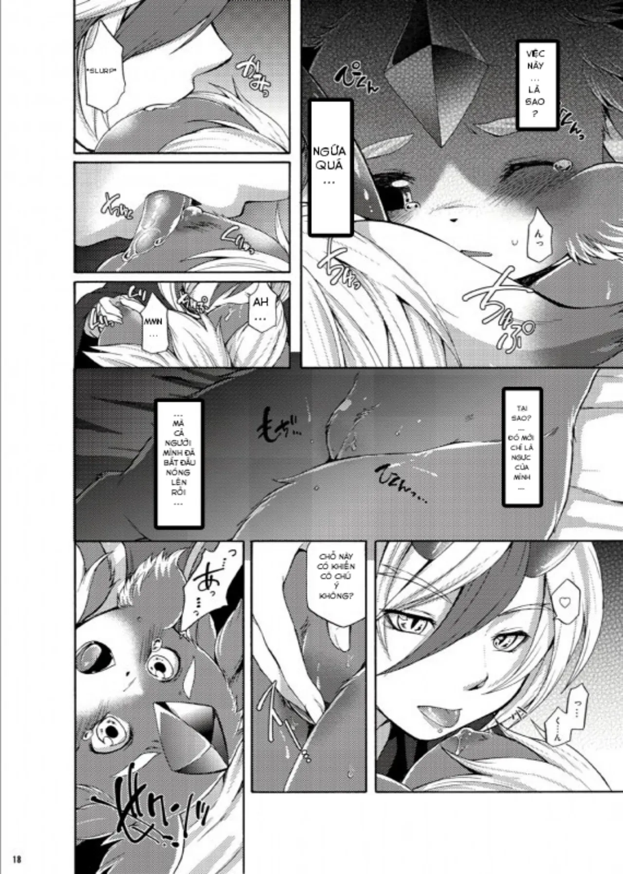 HentaiVN.net - Ảnh 16 - Houseki Kemono to Yuuraku Ma (Puzzle & Dragons) [The Gem Beast and the Playful Demon] - Chap 1