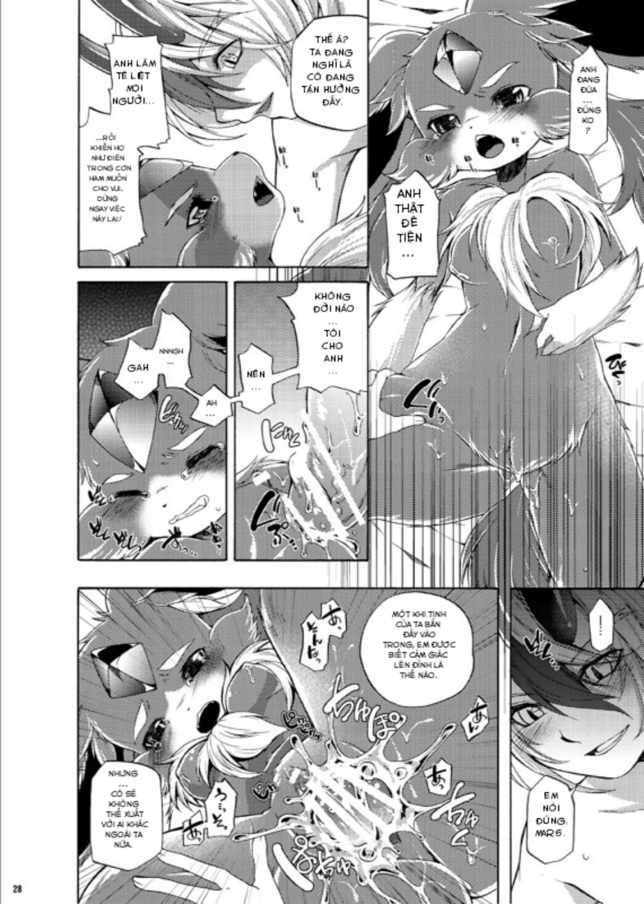 HentaiVN.net - Ảnh 26 - Houseki Kemono to Yuuraku Ma (Puzzle & Dragons) [The Gem Beast and the Playful Demon] - Chap 1