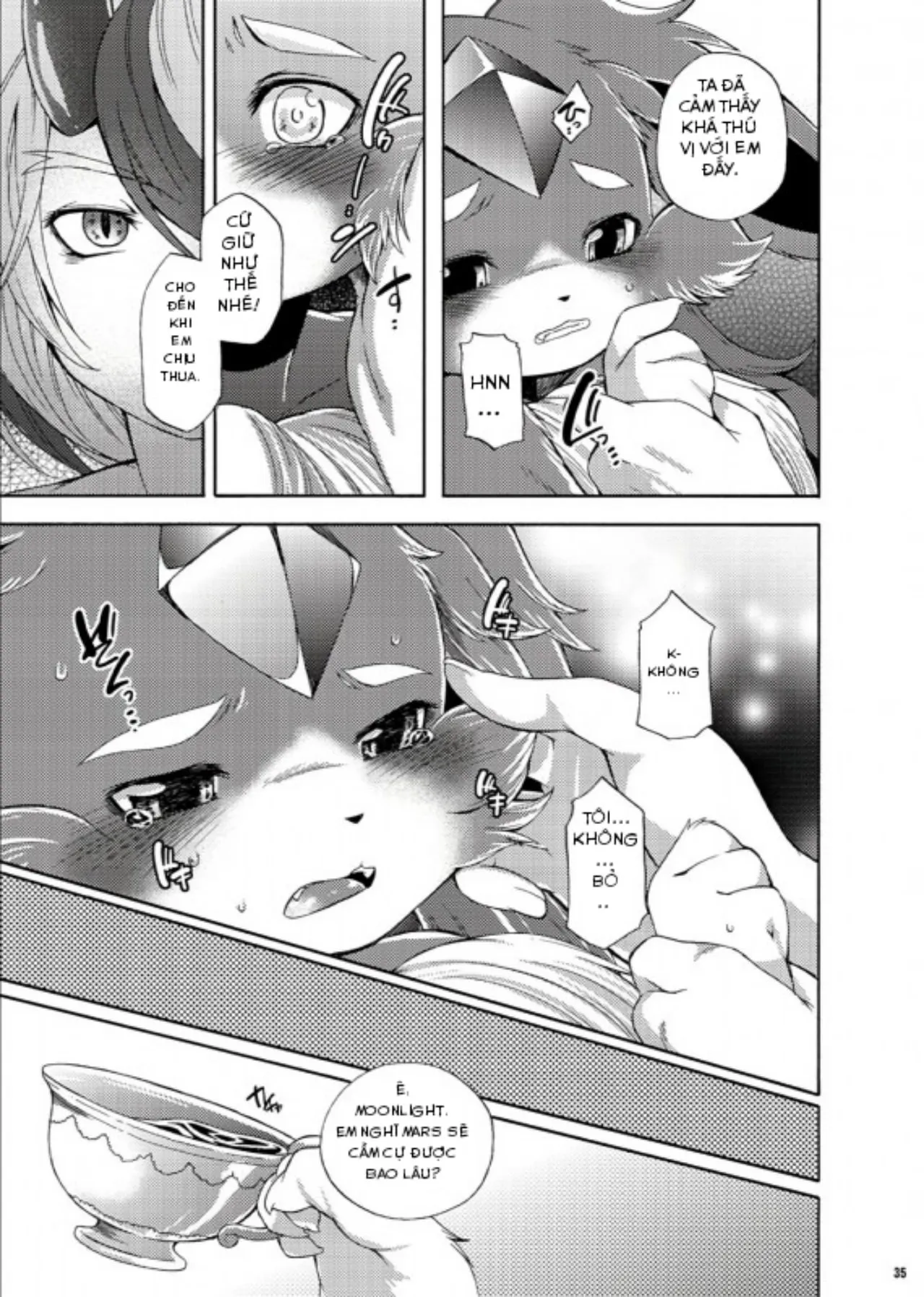 HentaiVN.net - Ảnh 33 - Houseki Kemono to Yuuraku Ma (Puzzle & Dragons) [The Gem Beast and the Playful Demon] - Chap 1