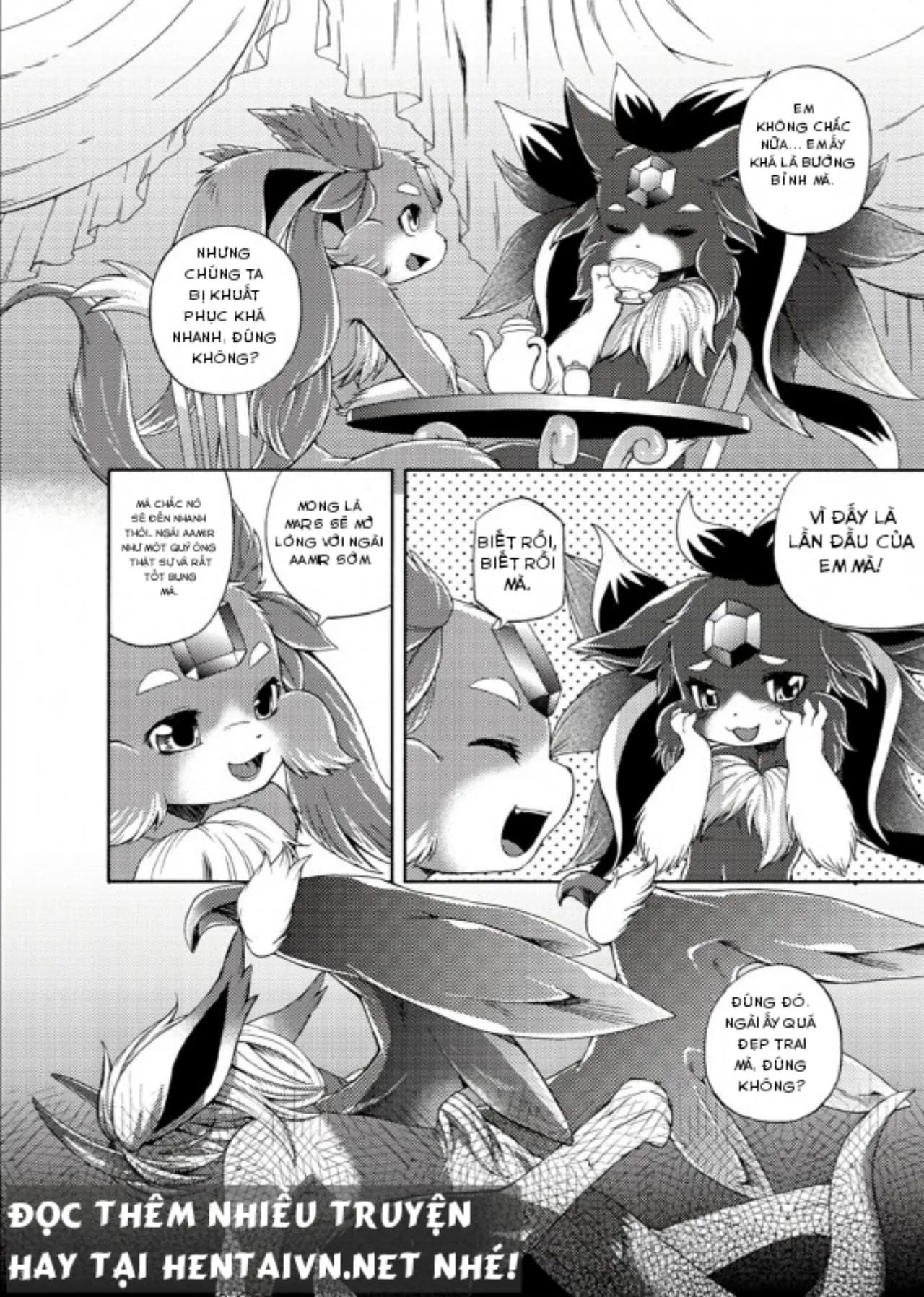 HentaiVN.net - Ảnh 34 - Houseki Kemono to Yuuraku Ma (Puzzle & Dragons) [The Gem Beast and the Playful Demon] - Chap 1
