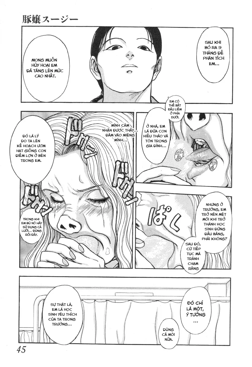 HentaiVN.net - Ảnh 11 - Nàng heo Suzy (Tonjou Suzy) [Tonjou Suzy (Pig-Girl Suzy)] - Chap 1