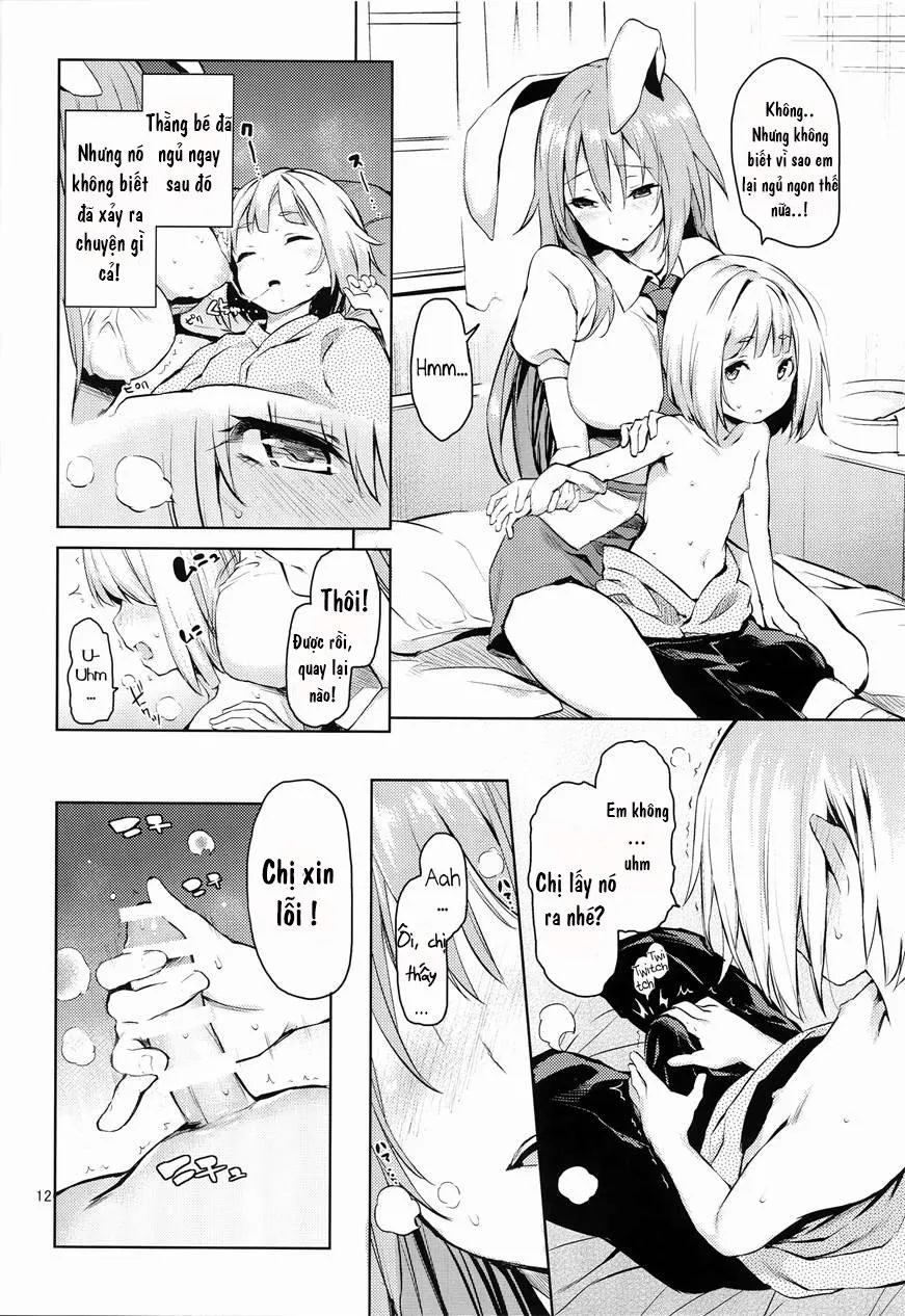 HentaiVN.net - Ảnh 10 - Let Me Suck On Them, Udonge-Mama! (Touhou) - Chap 1