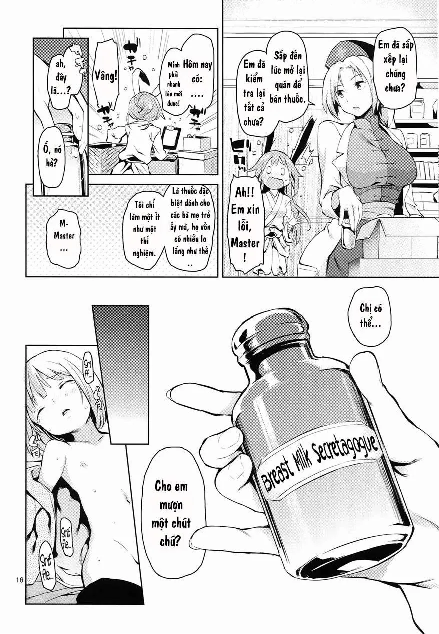 HentaiVN.net - Ảnh 14 - Let Me Suck On Them, Udonge-Mama! (Touhou) - Chap 1