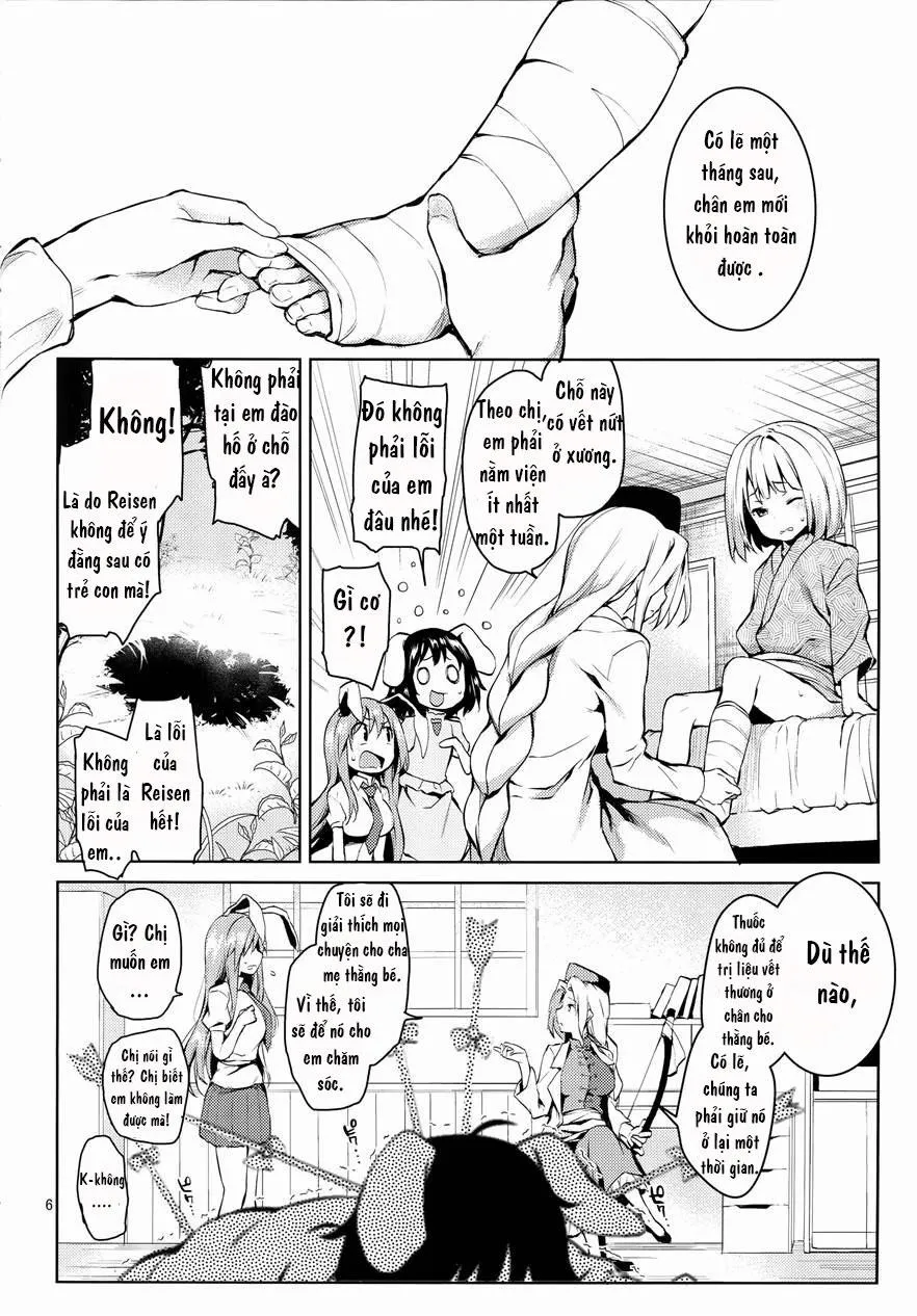 HentaiVN.net - Ảnh 4 - Let Me Suck On Them, Udonge-Mama! (Touhou) - Chap 1