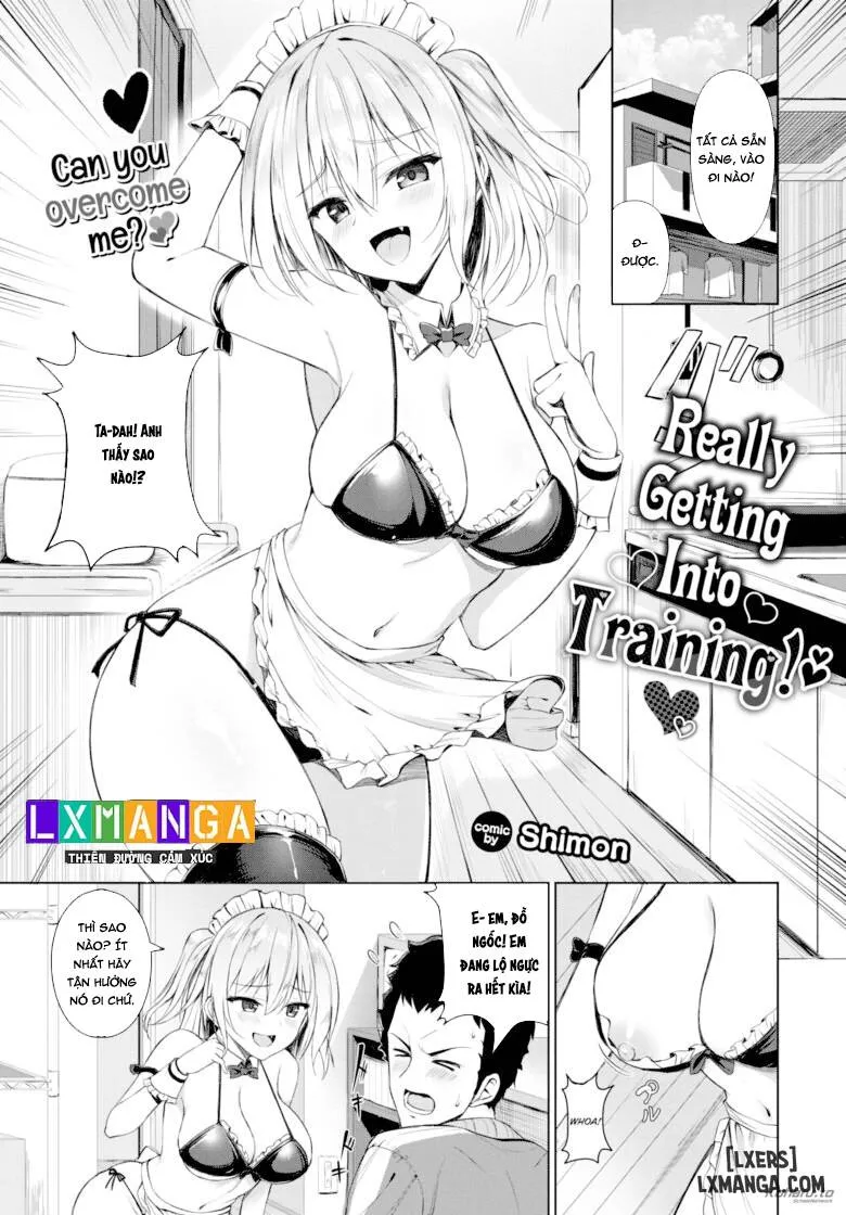 HentaiVN.net - Ảnh 1 - Really Getting Into Training! ❤ - Chap 1