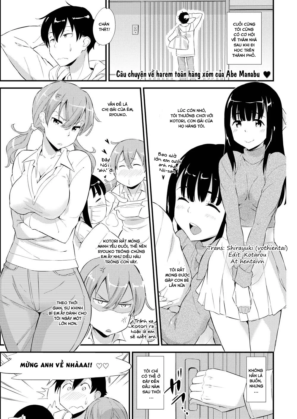 HentaiVN.net - Ảnh 3 - Vui đùa cùng em gái [Sister play] - Chap 1