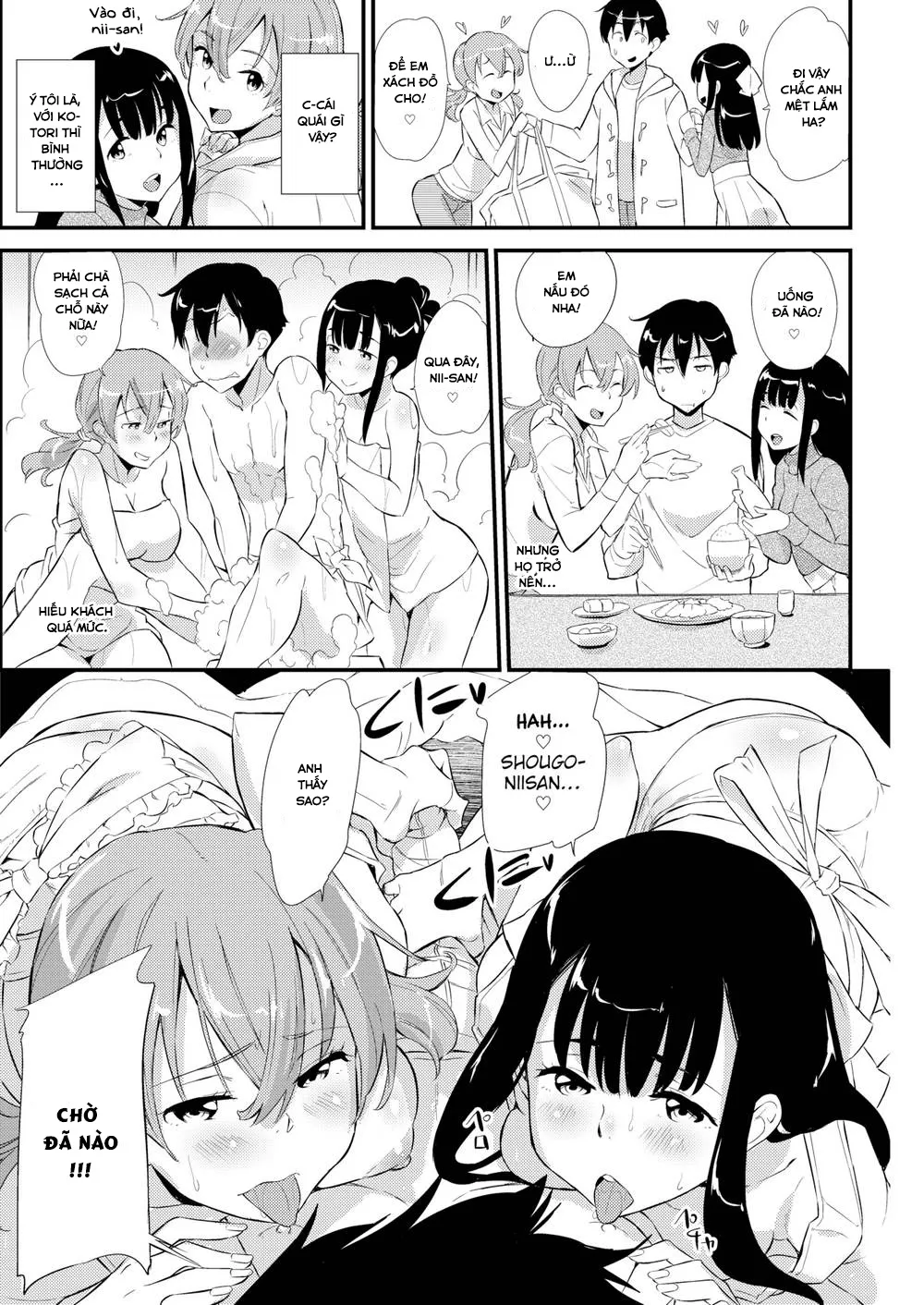 HentaiVN.net - Ảnh 5 - Vui đùa cùng em gái [Sister play] - Chap 1