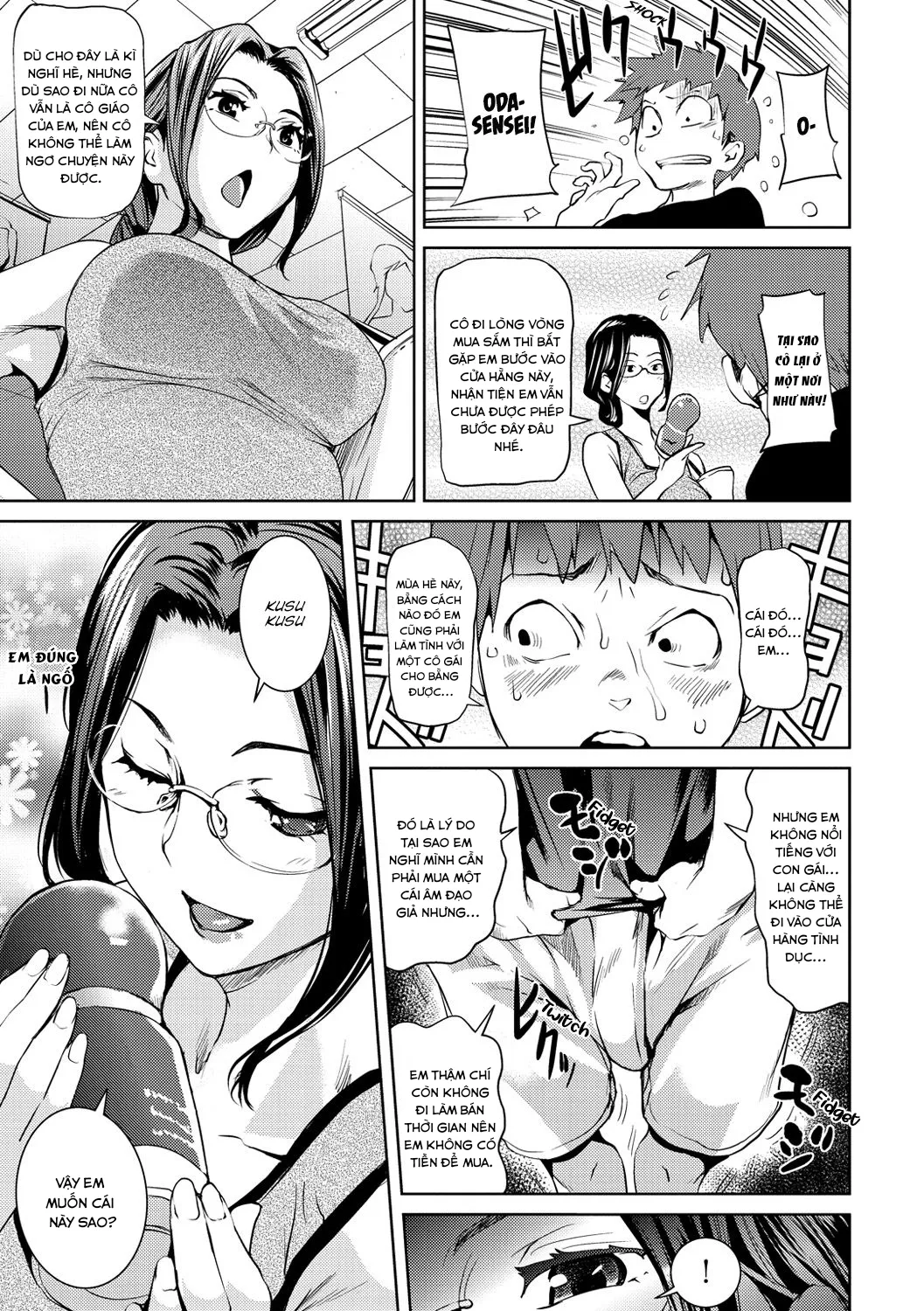 HentaiVN.net - Ảnh 4 - Into the Deep Hole [Otoshiana] - Chap 1