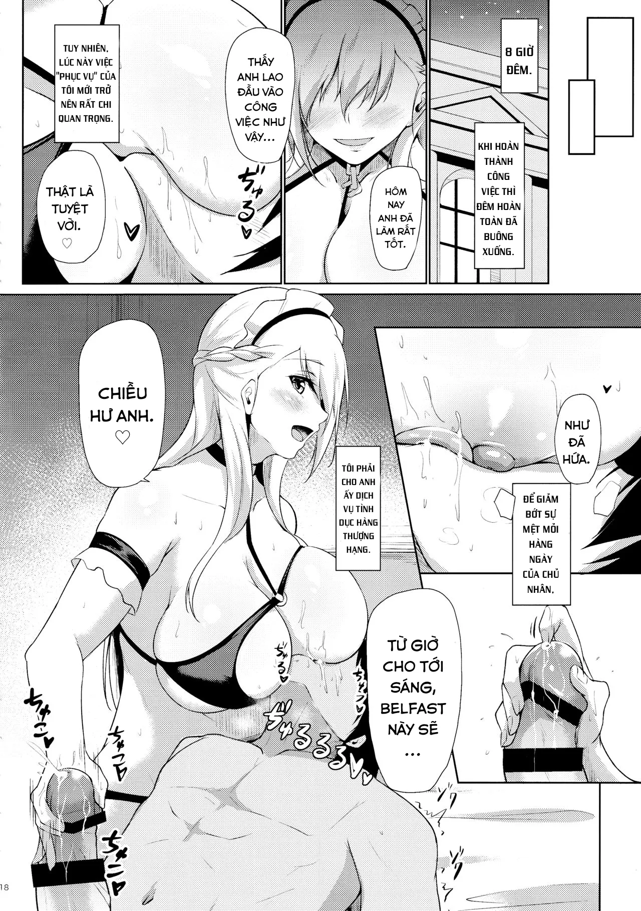 HentaiVN.net - Ảnh 18 - Belfast ni Amaetai!! (Azur Lane) - Chap 1