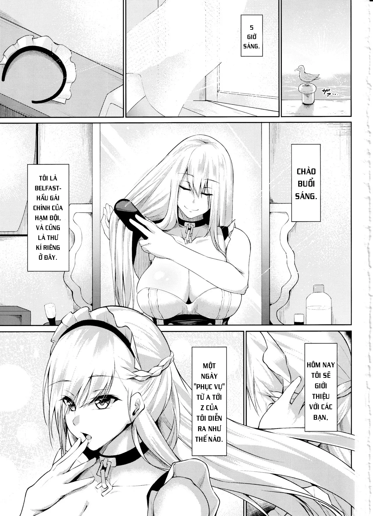 HentaiVN.net - Ảnh 3 - Belfast ni Amaetai!! (Azur Lane) - Chap 1