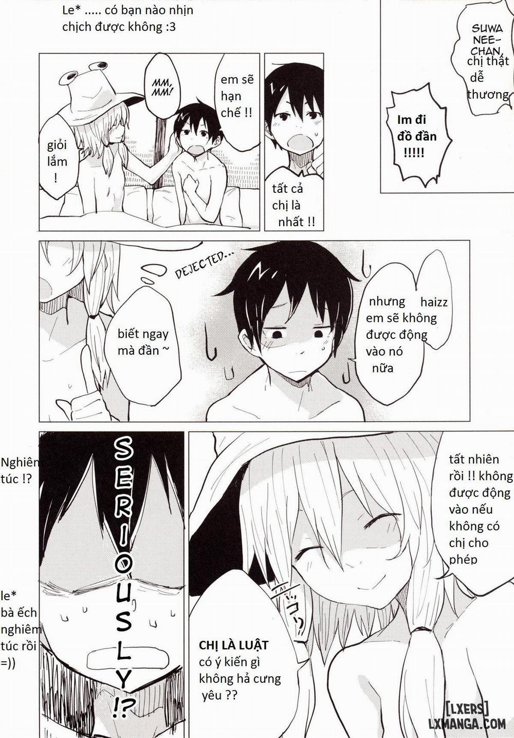 HentaiVN.net - Ảnh 7 - Sukoshi wa Gaman Shinasai! Suwa Shota Bangaihen 2 (Touhou Project) [ngoại chuyện của Suwa-neechan] - Chap 1