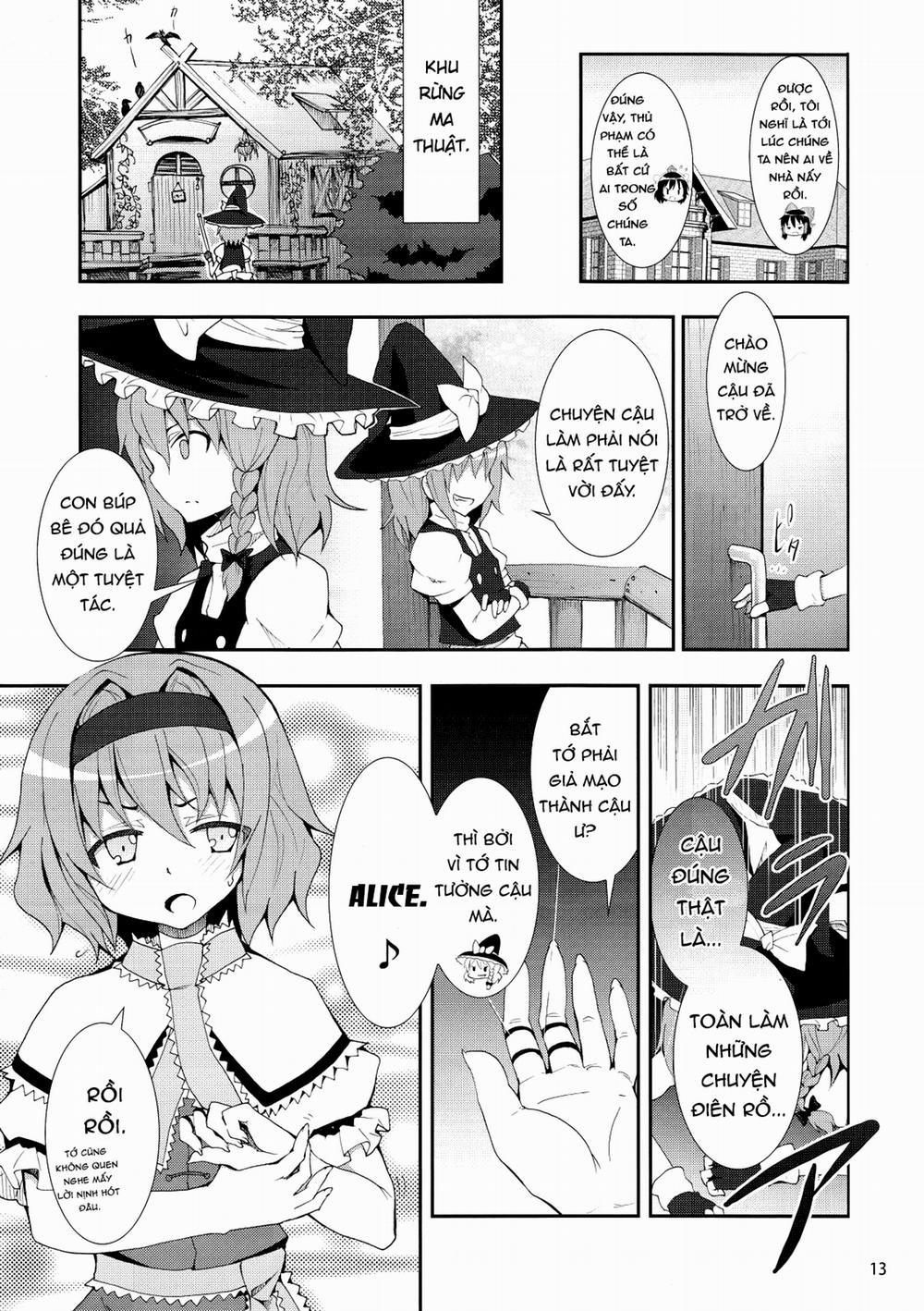 HentaiVN.net - Ảnh 12 - Kirisame Marisa no Yuuutsu (Touhou) [The Melancholy of Marisa Kirisame; Sự u sầu của Marisa Kirisame] - Chap 1