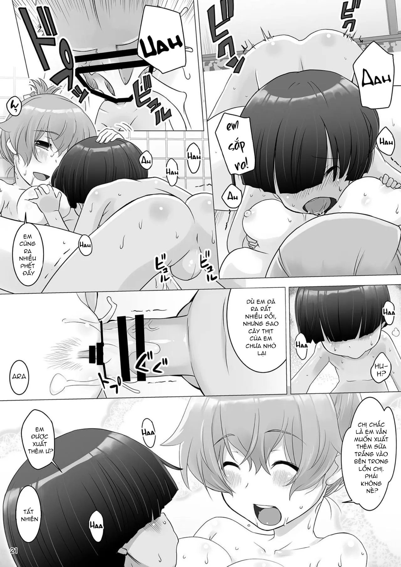 HentaiVN.net - Ảnh 18 - Chơi nhau trong bồn tắm [おふろでごはん;Food in the Bath] - Chap 1