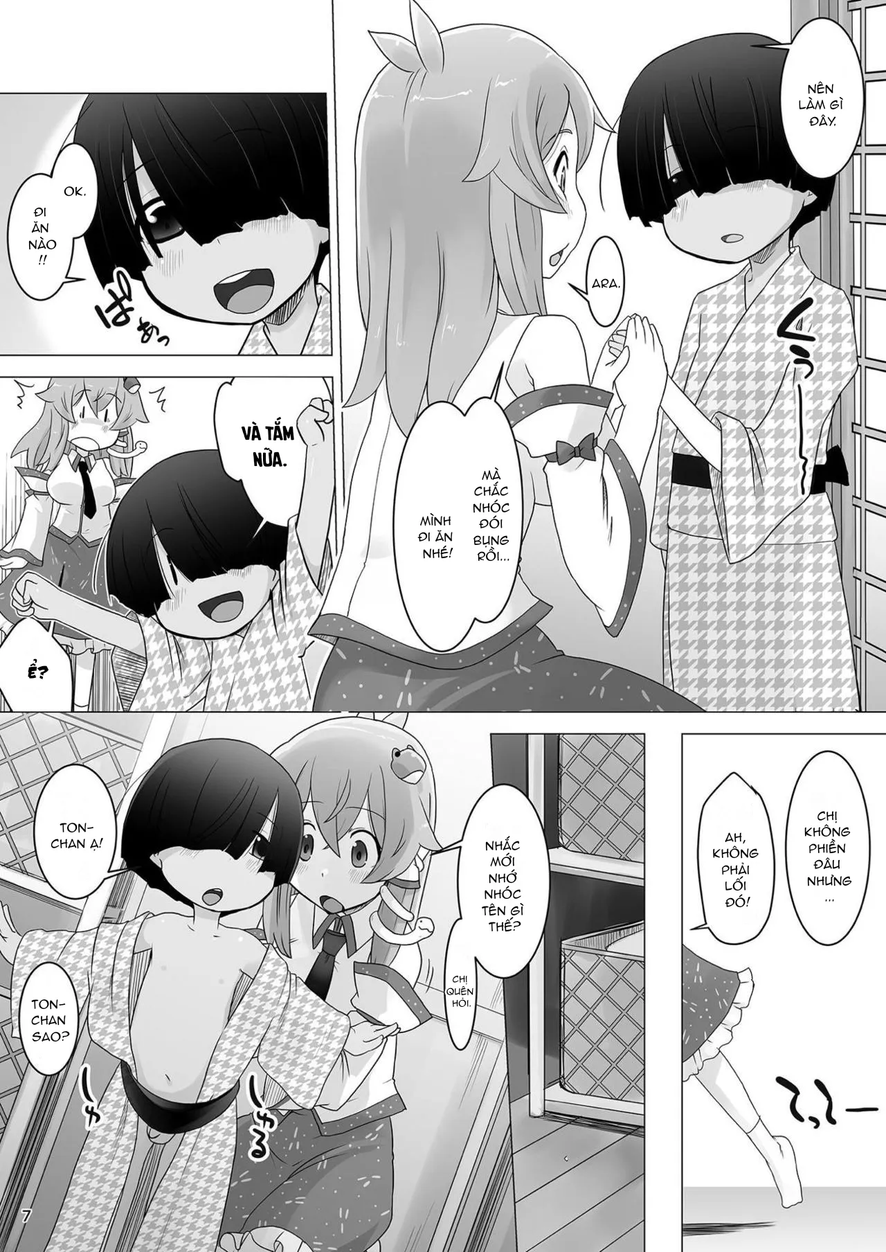 HentaiVN.net - Ảnh 4 - Chơi nhau trong bồn tắm [おふろでごはん;Food in the Bath] - Chap 1