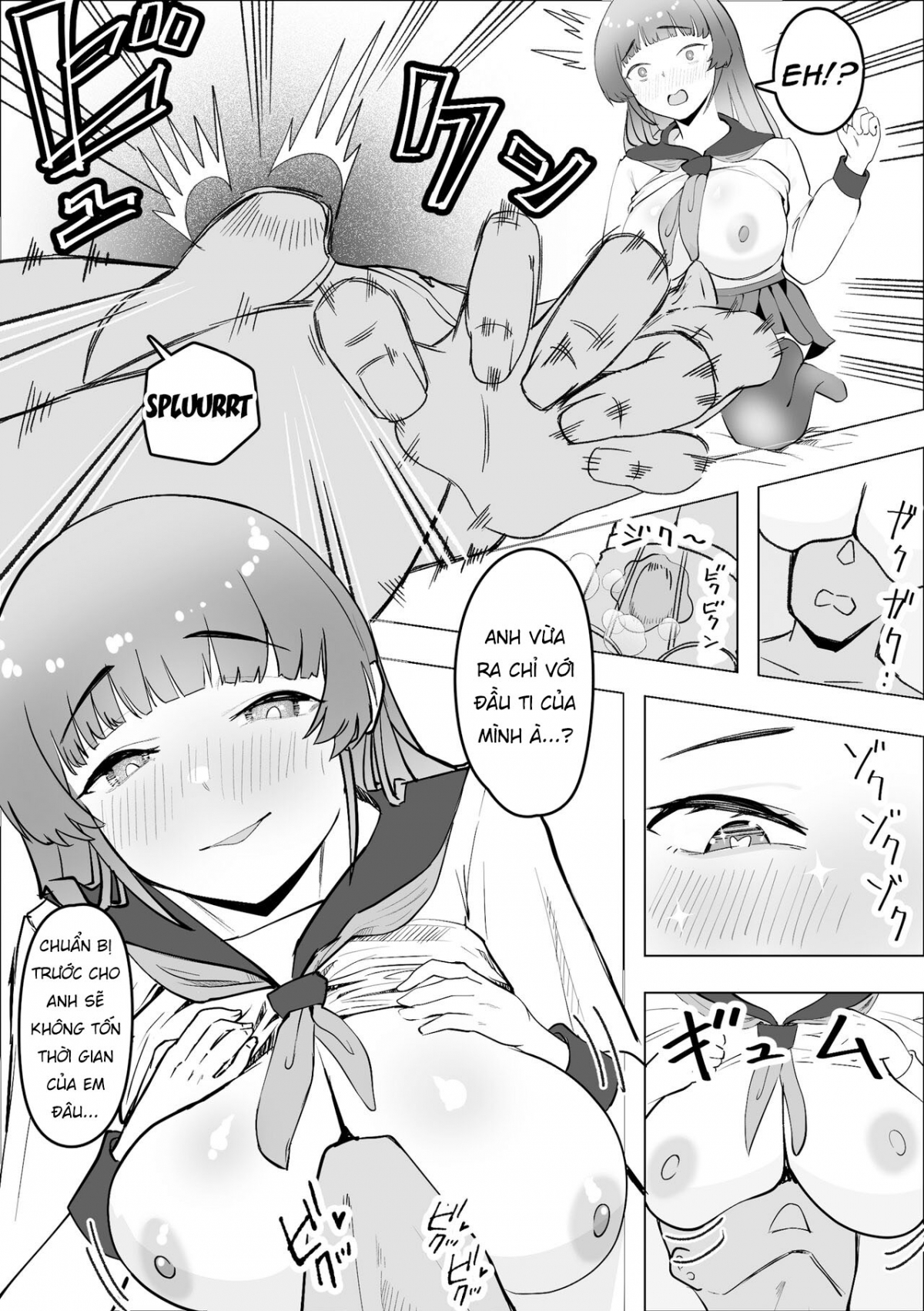 HentaiVN.net - Ảnh 13 - Tabe Gal -Muchimuchi Tennen Gal wa Papakatsu Shimasu- [Tabe Girl -A Chubby Airheaded Girl Becomes a Sugar Baby-] - Chap 1