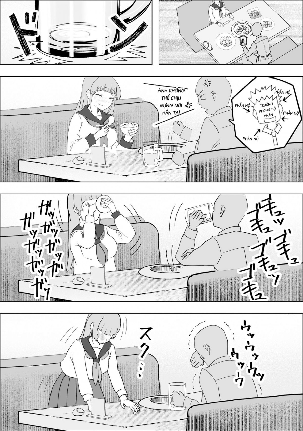 HentaiVN.net - Ảnh 6 - Tabe Gal -Muchimuchi Tennen Gal wa Papakatsu Shimasu- [Tabe Girl -A Chubby Airheaded Girl Becomes a Sugar Baby-] - Chap 1