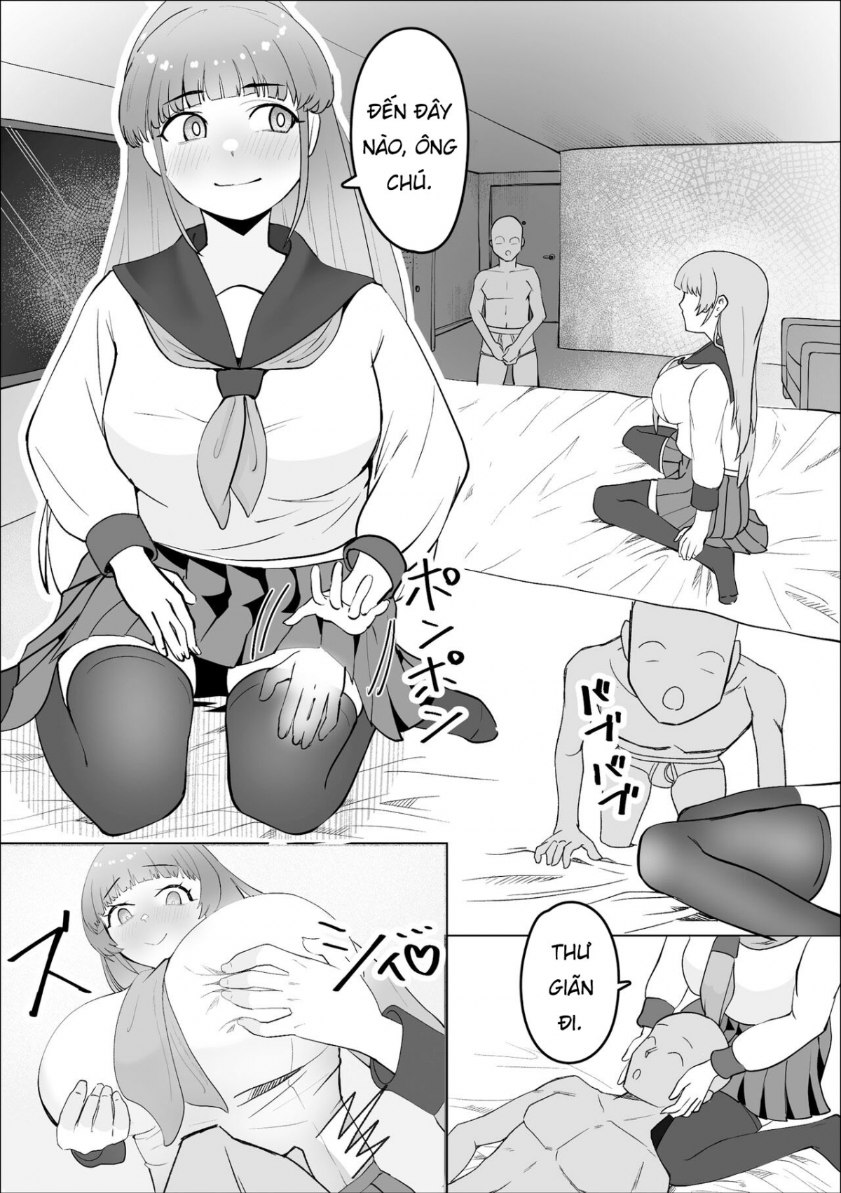 HentaiVN.net - Ảnh 9 - Tabe Gal -Muchimuchi Tennen Gal wa Papakatsu Shimasu- [Tabe Girl -A Chubby Airheaded Girl Becomes a Sugar Baby-] - Chap 1