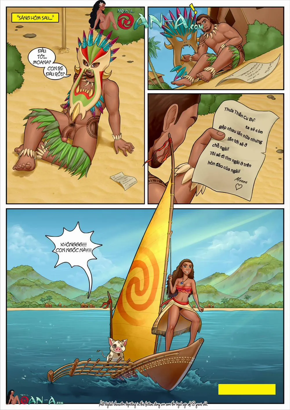 HentaiVN.net - Ảnh 12 - Moan Island - Chap 1