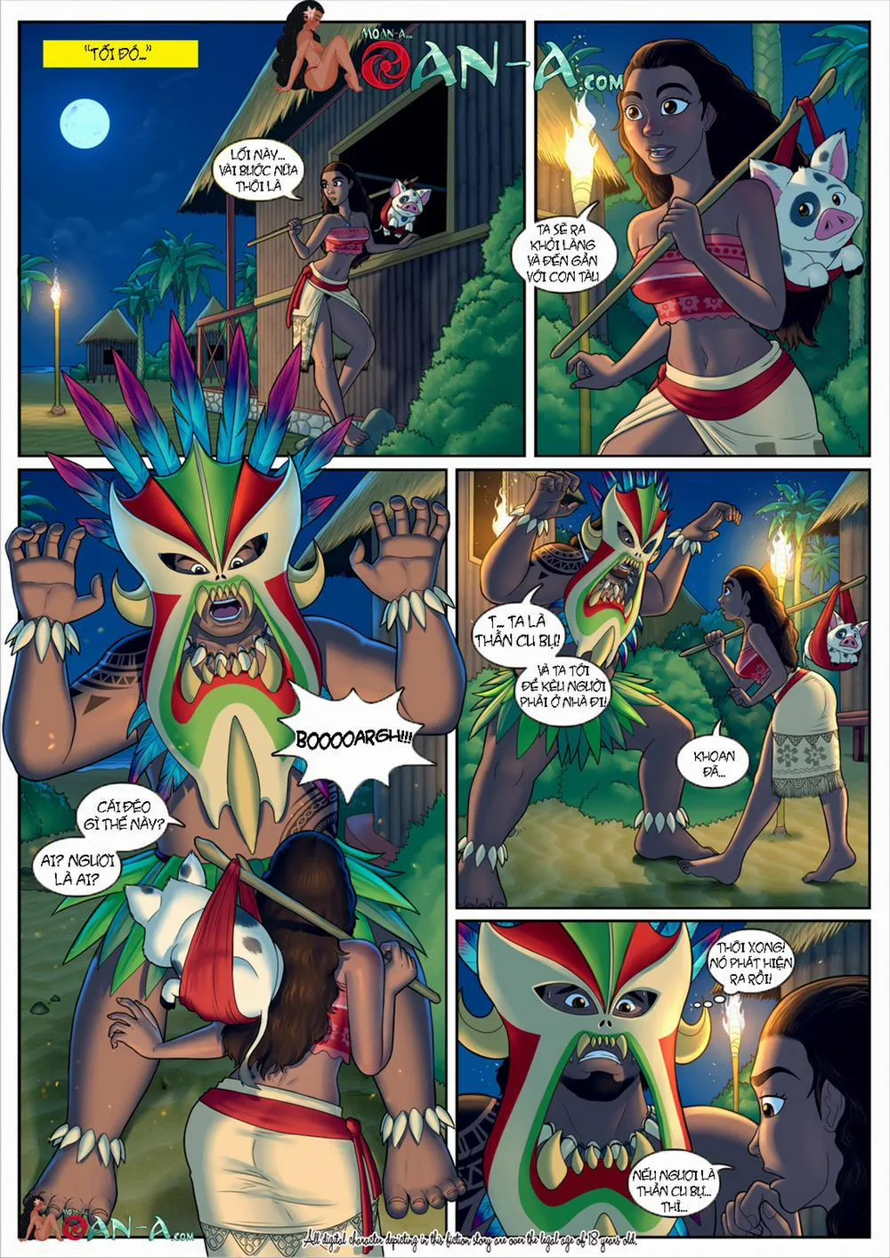 HentaiVN.net - Ảnh 6 - Moan Island - Chap 1