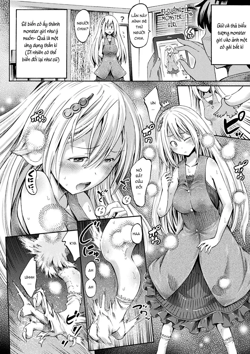 HentaiVN.net - Ảnh 5 - Happy Harpy [Cô nàng người chim xinh đẹp] - Chap 1
