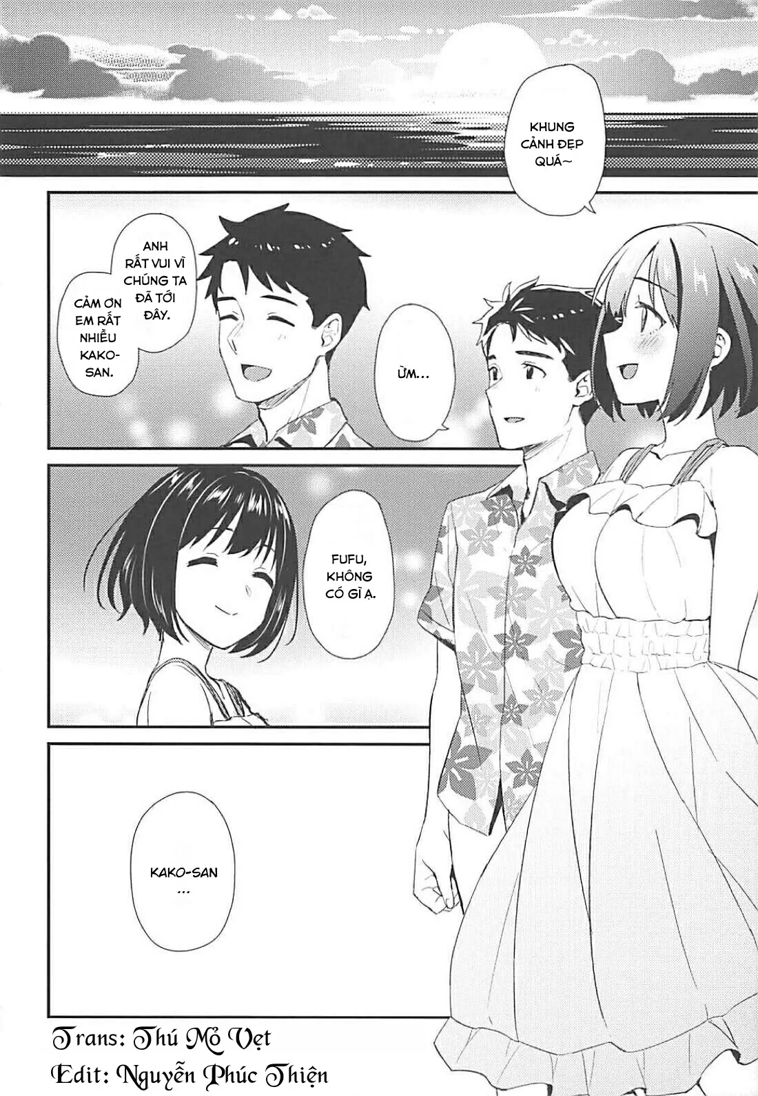 HentaiVN.net - Ảnh 3 - Kako-san to Minami no Shima de Rendezvous (THE IDOLM@STER) - Chap 2