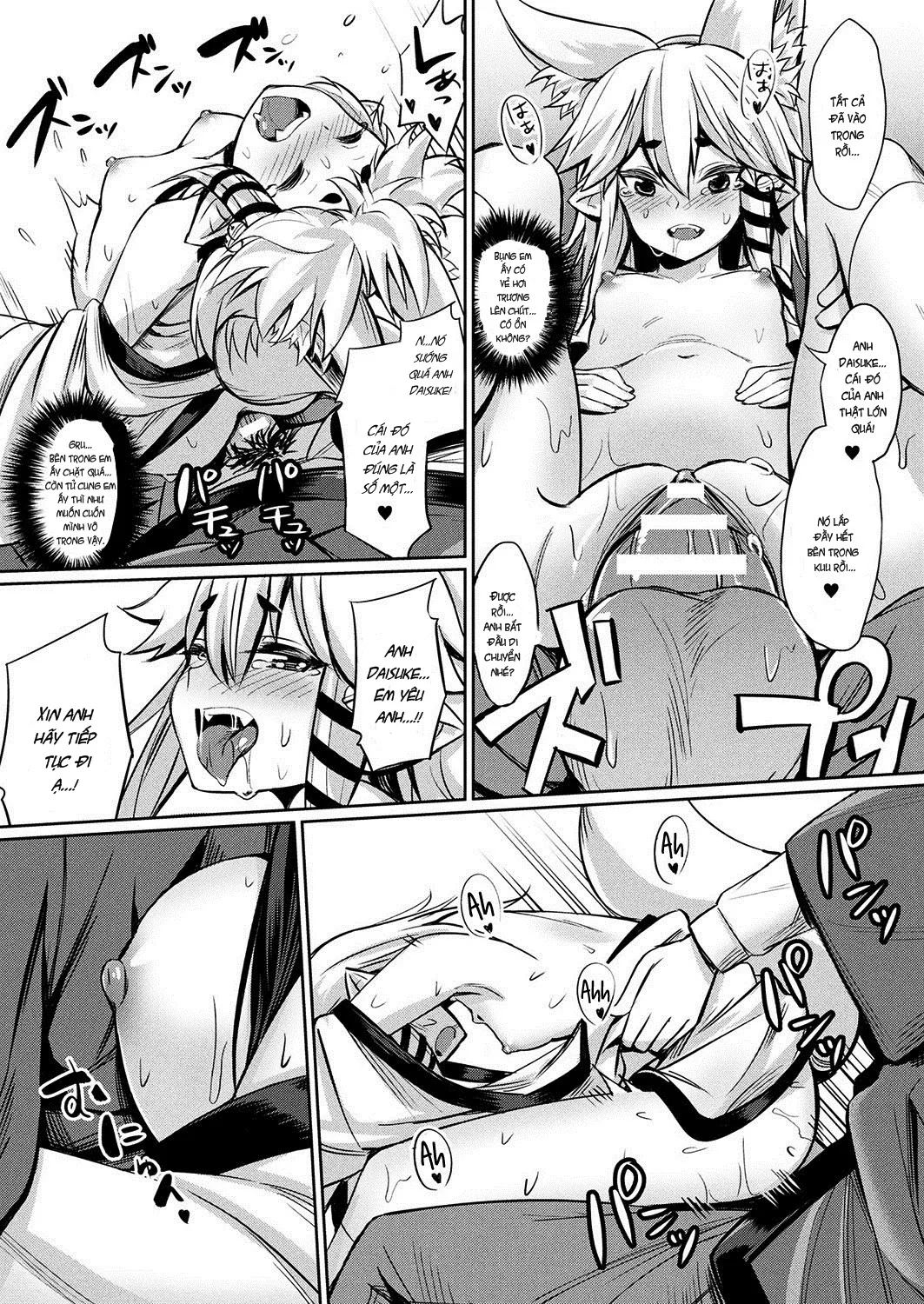 HentaiVN.net - Ảnh 17 - Kamisama Kara no Okurimono ~Kitsunekko Shimai to Kozukuri Ecchi~ [神様からの贈り物～狐っ娘姉妹と子作りエッチ～ (コミックアンリアル 2017年10月号 Vol.69) - Món quà tuyệt vời từ Kami-sama] - Chap 1