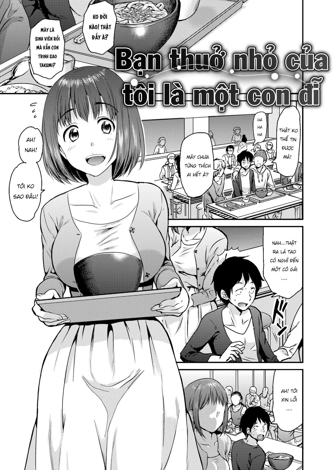 HentaiVN.net - Ảnh 3 - Bạn thuở nhỏ của tôi là một con đĩ [Childhood friend] - Chap 1