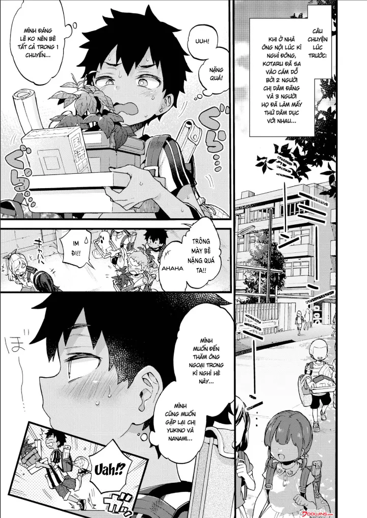 HentaiVN.net - Ảnh 5 - Natsuyasumi mo Itoko no Onee-chan ni Asonde moraimashita. [なつやすみもいとこのおねえちゃんにあそんでもらいました。] - Chap 1