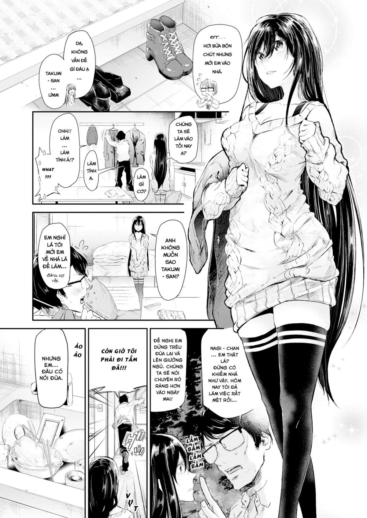 HentaiVN.net - Ảnh 4 - Cô nàng bán hoa Nagi-chan muốn thay đổi [The floozy Nagi-chan wants to change] - Chap 1