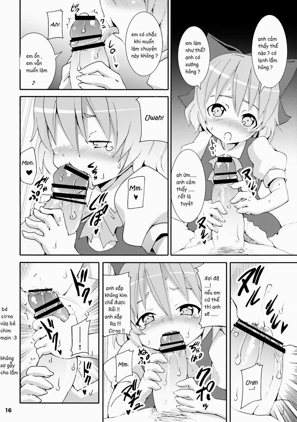 HentaiVN.net - Ảnh 14 - Cirno Ga Ouchi Ni Yattekita! (Touhou Project) [Cirno Showed Up At My House; Cirno đang ở trong nhà tôi !] - Chap 1