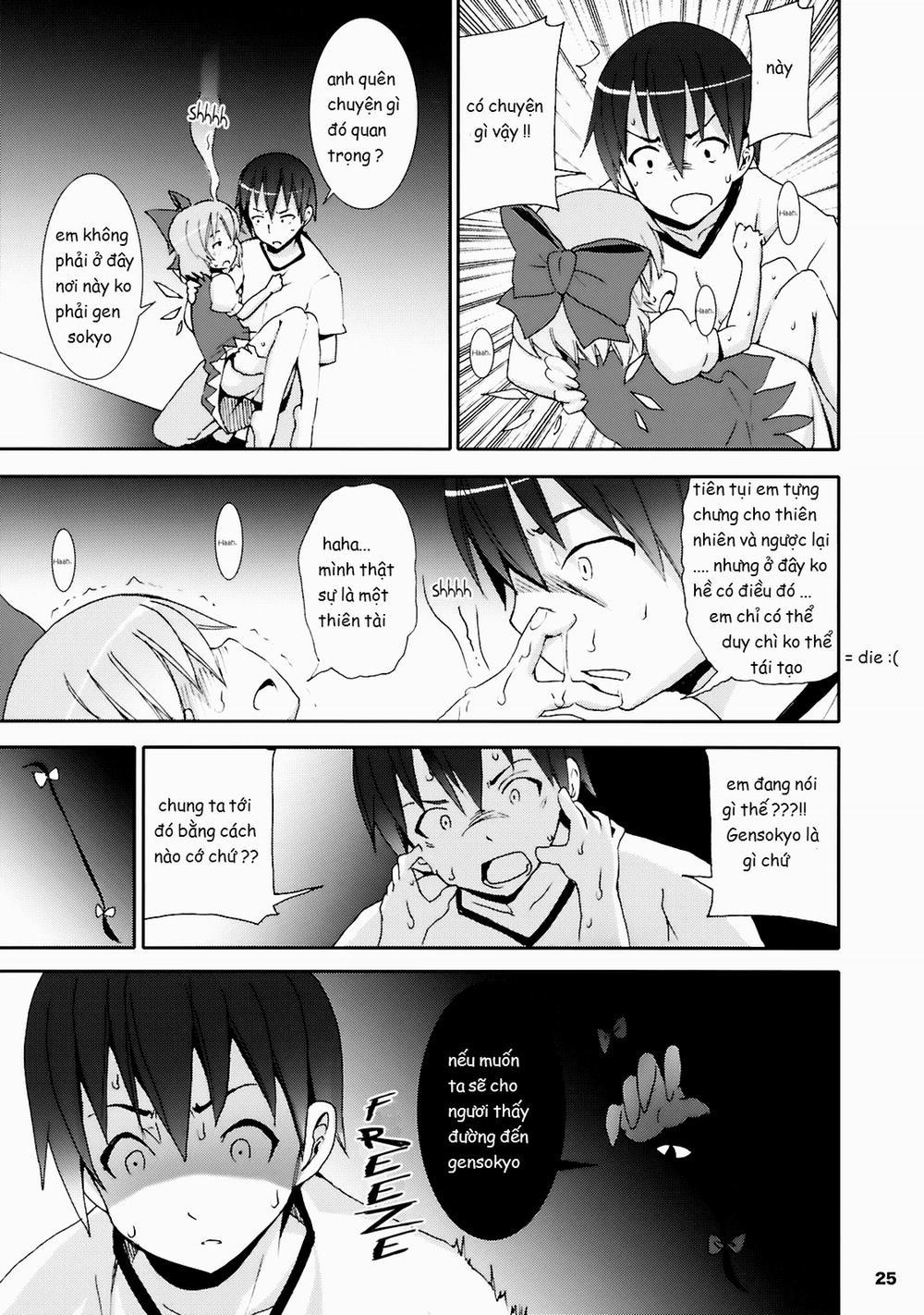 HentaiVN.net - Ảnh 23 - Cirno Ga Ouchi Ni Yattekita! (Touhou Project) [Cirno Showed Up At My House; Cirno đang ở trong nhà tôi !] - Chap 1