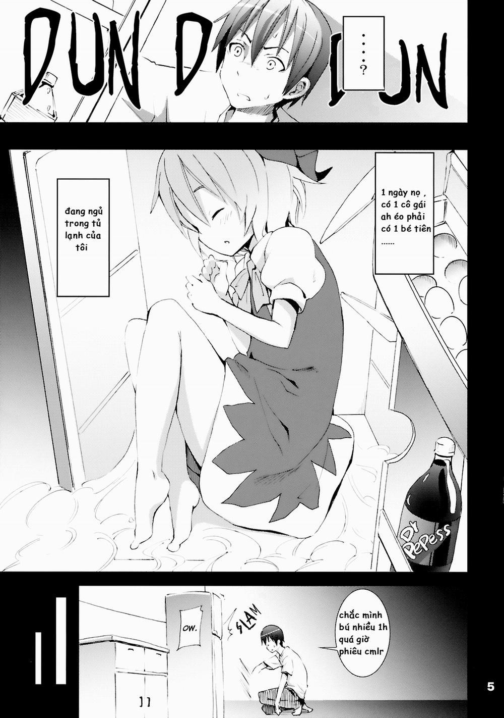 HentaiVN.net - Ảnh 5 - Cirno Ga Ouchi Ni Yattekita! (Touhou Project) [Cirno Showed Up At My House; Cirno đang ở trong nhà tôi !] - Chap 1